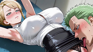Zoro (OP) x Charlotte (BC)