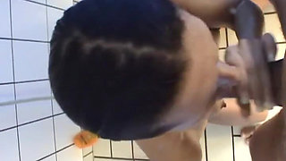 Followed the Perverted Slut Into the Women's Shower