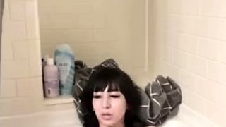 Perfect Angel Masturbates In The Bathtub