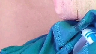 The Horn Goes Out to Work and Looks What His Wife Does When Finding Her Housemate All Naked in the Kitchen