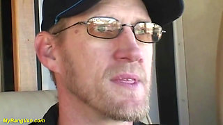 Her frist bangvan DP fuck orgy