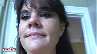 Mckayla Busty Curvy MILF Sloppy Deepthroat Greedy Cum Swallow!