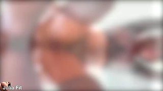 Julia Fit Gets Intense Anal Pounding, Cum Flies Out Of Ass And Pussy