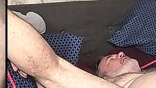 Bound Vibrator Prostate Massage and Hand Job