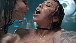 Alien Cosplay Threesome - Cyber Doll & Kendra Sunderland