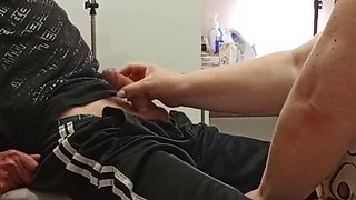 MILF Mom Sucking Dick and Swallowing Cum in Mouth