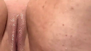 Shaving My Hairy Pussy with a Little Pee Show