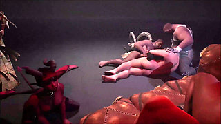 Wild Life Hot Gangbang Orgy