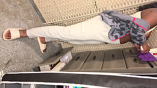 Alliyah Alecia Rubbing on Small Tits