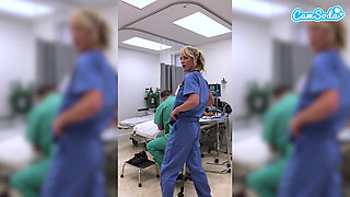 Fit MILF Nurse Gets Fired for Masturbating in the Hospital