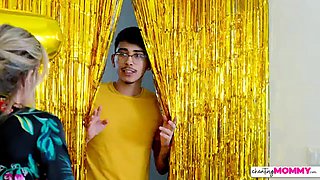 Horny blonde wife crystal fucked hardcore in pov