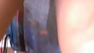 Arab GF Flashes Webcam to BF