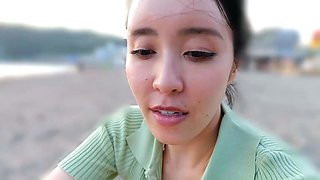 Extreme close up of Japanese teen masturbating Uncensored