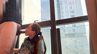 A de M wife whose hobby is SM breaking in Exposure training with a remote control vibrator The last is sex with full visibility from the building next door