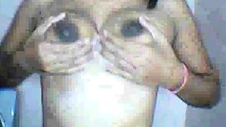 Dimples, a Filipina MILF, Performs on Webcam