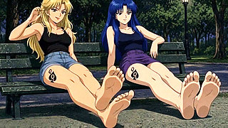 Queen of Spades Tattoo and Feet - Anime Compilation (Erotic AI Arts)
