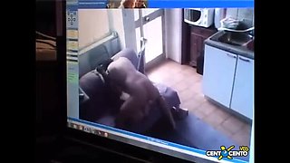 Italian MILF Lara De Santis Takes a Masked Mouthful of Cum
