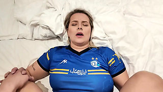 Busty Blonde Stepmom Fucks 19 Year Old Step Son in POV