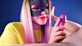 Lesbian Red Lipstick Oral Creampie