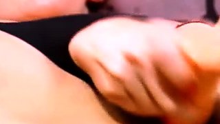 Blonde tight pussy babe solo toy fun in glamour masturbation