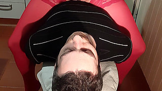 Aggressive Facesitting Punishment!