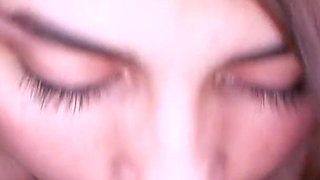 Edie Haze : morning wood oral creampie