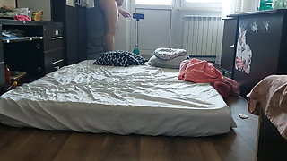 Licking Wife's Pussy to Orgasm. Sensual Oral Sex of an Amateur Wife.