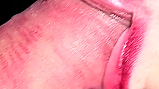 Big Close up - a Stream of Sperm Deep in the Throat