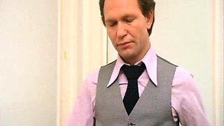 Blonde slut gives hardcore blowjob