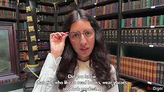 Botanist Girl in Glasses Wants to Fuck Instead of Reading Smart Books