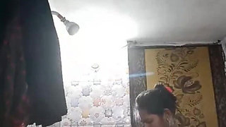 Nude bathing in home