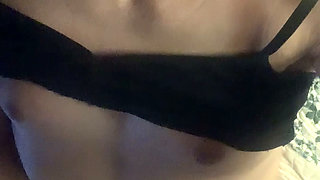 Fit Pretty Trans Latina Gooner with Thick Ass in Chastity Takes Break to Show Off Body