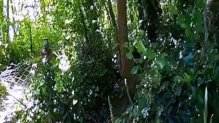 Mature Blonde Sue Masturbates in the Woods
