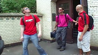 Raver sluts fuck publicly in bus