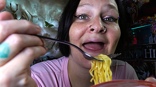 Dani Eats Ramen Without Their Dentures