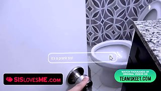Sis Loves Me - sister-in-law gets her cunt pounded and cum all over her face to stop her brother-in-law from pranking her