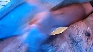 Wet & Soapy in the shower / Candle light / thick uncut cock