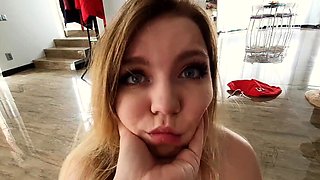 Young bitch sucks dick to the balls! Royal! Kisankanna