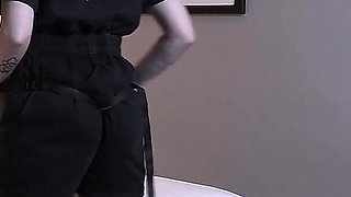 Pegged and Spanked by Emo Neighbour