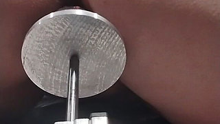 POV View of Behind My Fucking Machine Stretching My Pussy