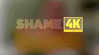 Thick babe got caught being freaky, so she ended up giving him a nice time in a MMF