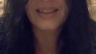 Smoking Pee Play in Shiny Outfit. Bathroom Fetish and Messy Wet Fun