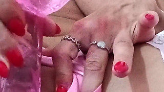 Horny Lettyblond and Her Pink Toy