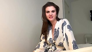 Stepmom Gets Caught by Stepson While Cumming in Bedroom
