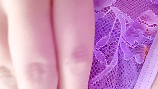 Horny in Bed Using My New Vibrator on My Clit