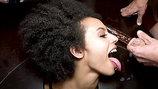 Bar-sluts Gangbang - Lia in Swallow Mode!