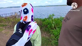 Desi Bhabhi College Girl Outdoor Sex - Permi Pooja Hot Boobs Sucking in Public Jungle