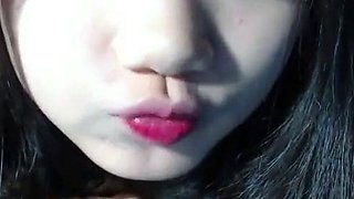 Beautiful Korean Girl Strips on Webcam