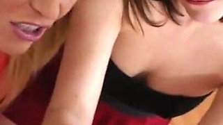 Busty Blonde Charlee Chase Jerks a Cock with Addie Juniper!