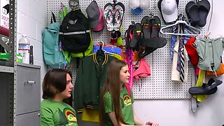 Camp Counselors Blowbang Redemption in the Backoffice